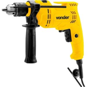 Furadeira Elétrica Com Impacto e Reversível Função Martelete 1/2 fiv 550N 127V Vonder